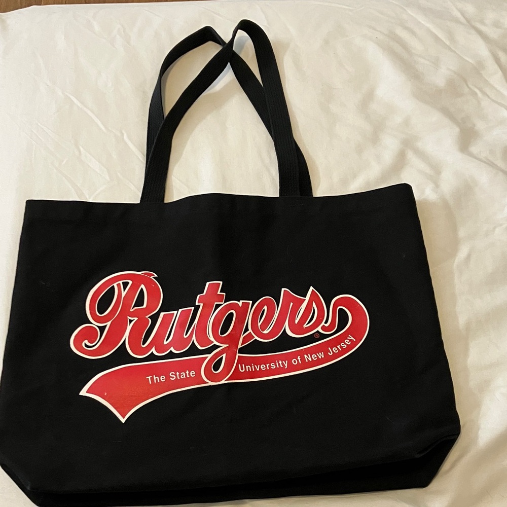 Rutgers tote bag. Made in USA.